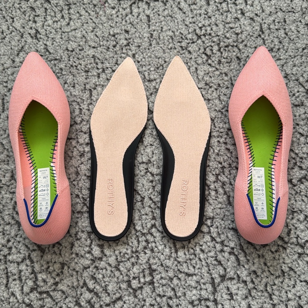 Light Pink Rothy’s Size 7 - Picture 6 of 11